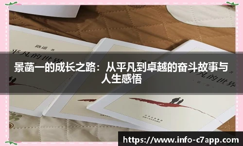 景菡一的成长之路：从平凡到卓越的奋斗故事与人生感悟